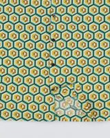 Pop Man Green Pattern Shirt - L