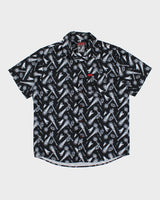Y2k 00s Dixxon All over Print Shirt - XL