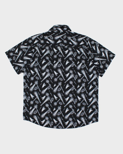 Y2k 00s Dixxon All over Print Shirt - XL