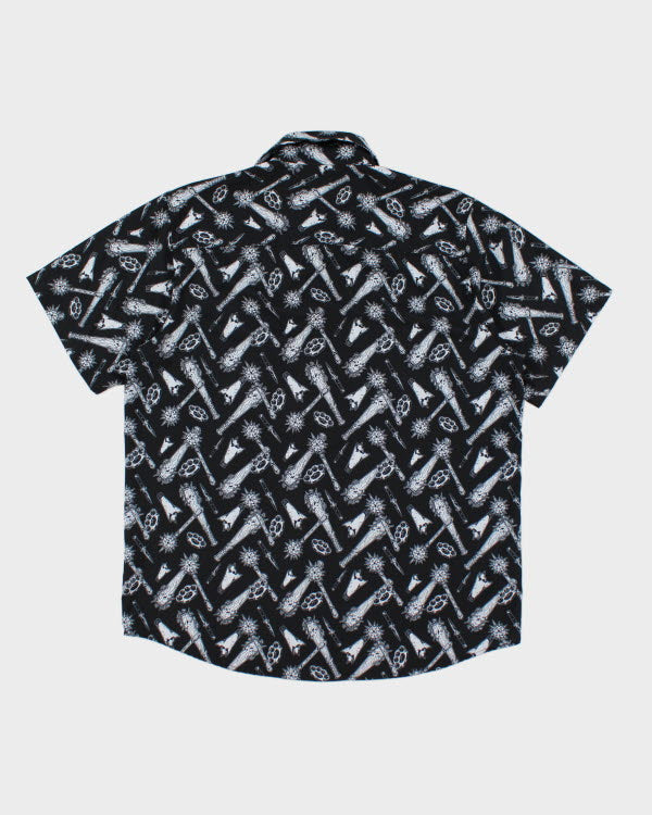 Y2k 00s Dixxon All over Print Shirt - XL
