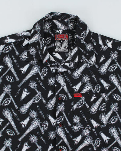 Y2k 00s Dixxon All over Print Shirt - XL