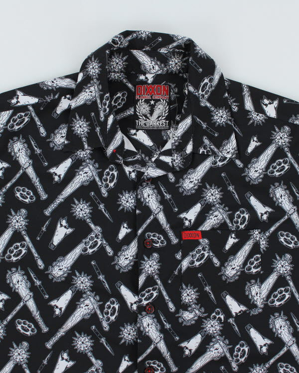 Y2k 00s Dixxon All over Print Shirt - XL