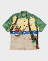 Vintage Tori Richards Hawaiian Dress - L