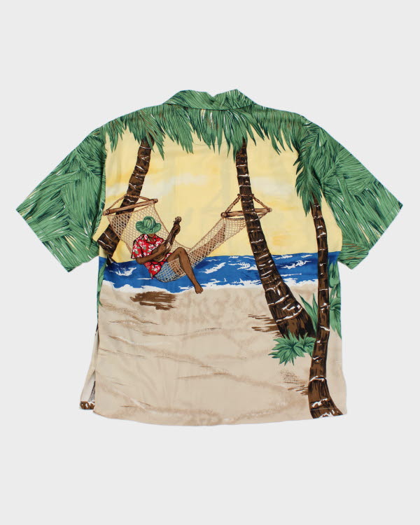 Vintage Tori Richards Hawaiian Dress - L
