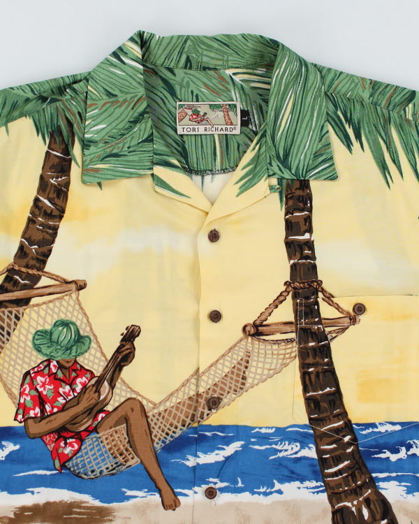 Vintage Tori Richards Hawaiian Dress - L