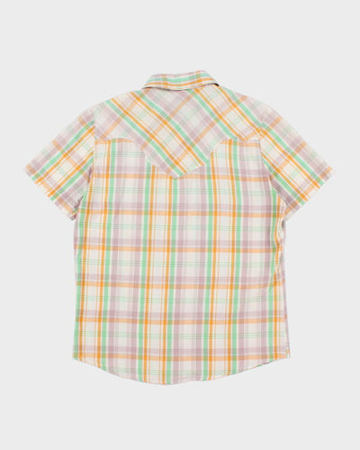 Y2k 00s OK! Jeans Western Check Shirt - M