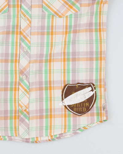 Y2k 00s OK! Jeans Western Check Shirt - M