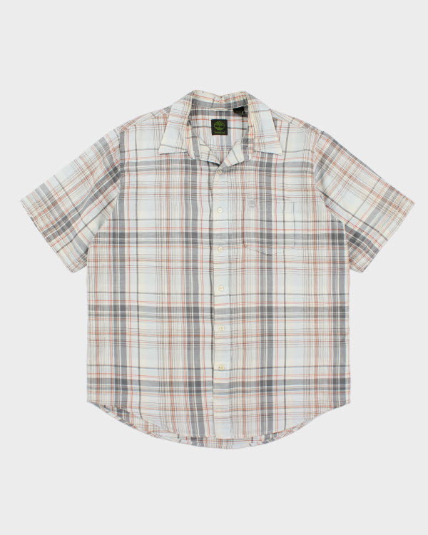 Y2k 00s Timberland Check Shirt - L