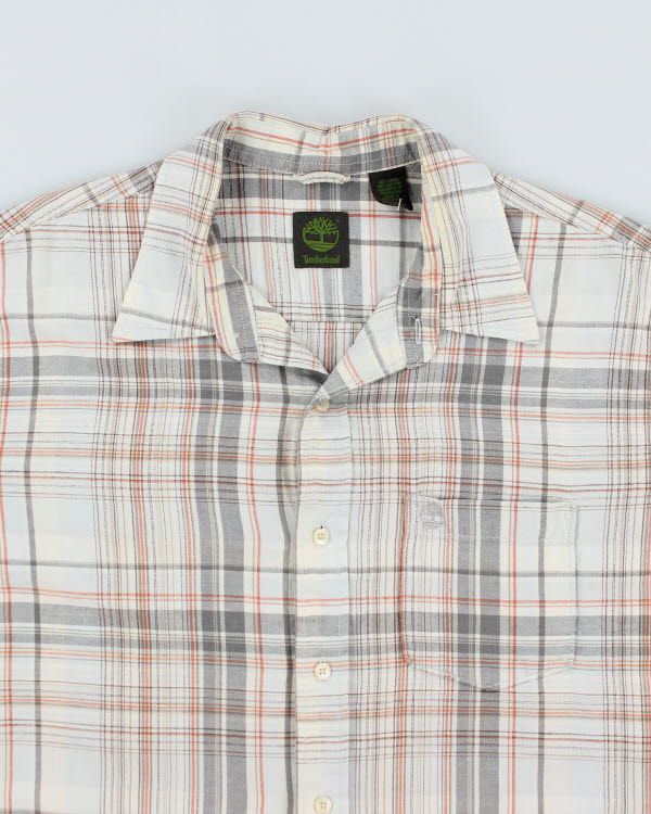 Y2k 00s Timberland Check Shirt - L