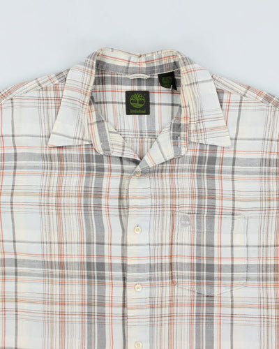Y2k 00s Timberland Check Shirt - L