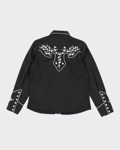 Scully Pearl Western Embroidered Snap Shirt - L