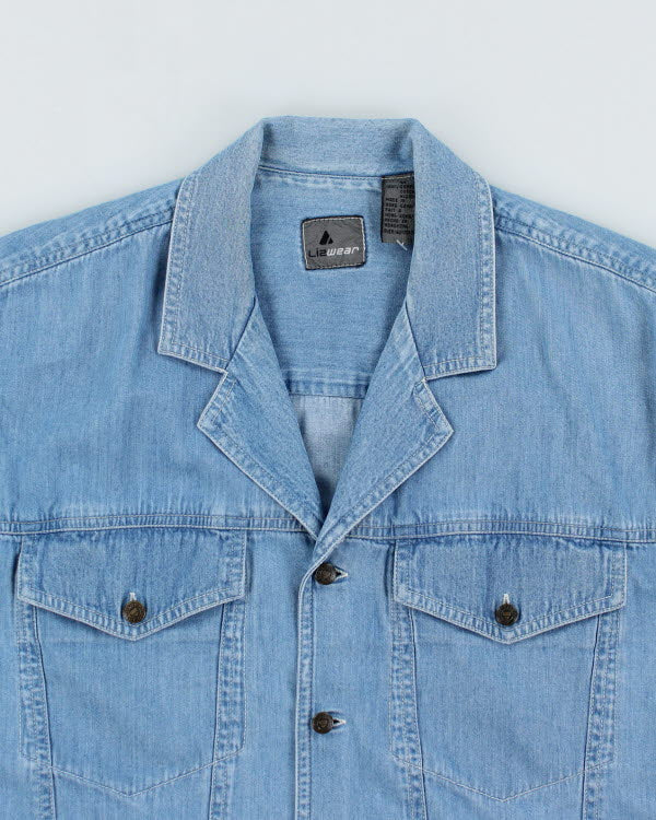 Y2k 00s Liz Wear Denim Shirt - M