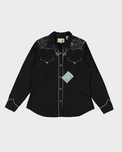 Deadstock Roper Western Embroidered Snap Shirt - XL