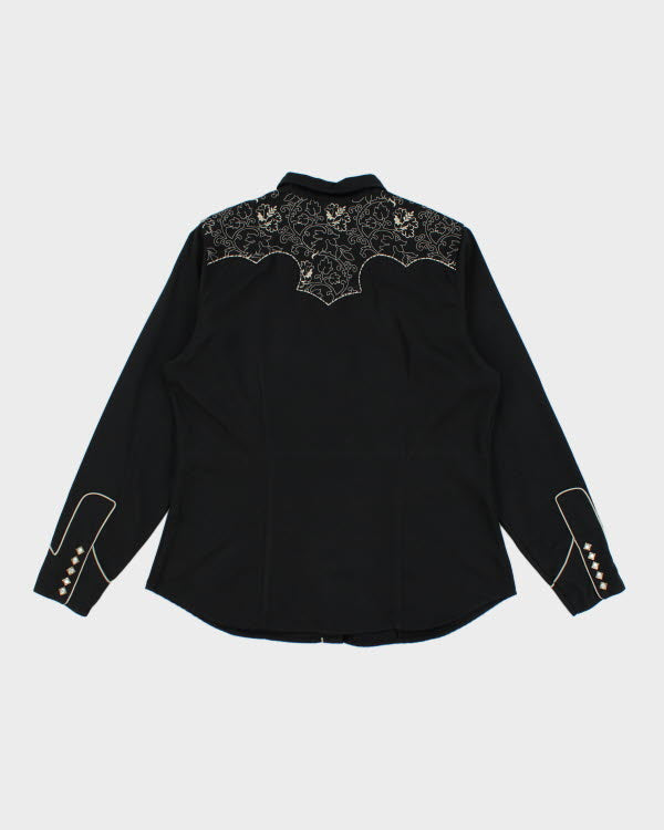 Deadstock Roper Western Embroidered Snap Shirt - XL