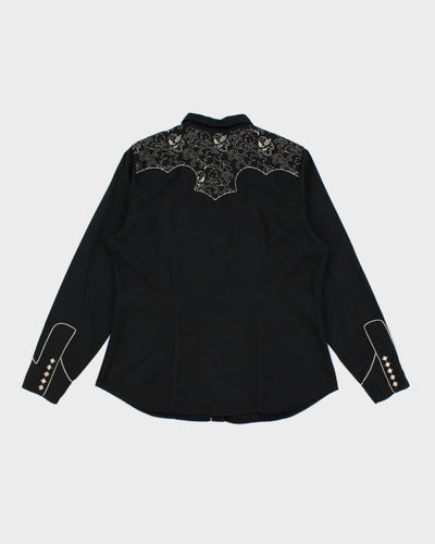 Deadstock Roper Western Embroidered Snap Shirt - XL