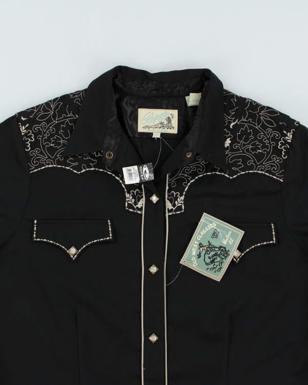 Deadstock Roper Western Embroidered Snap Shirt - XL
