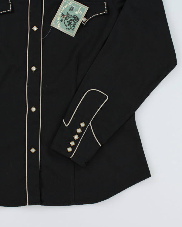 Deadstock Roper Western Embroidered Snap Shirt - XL