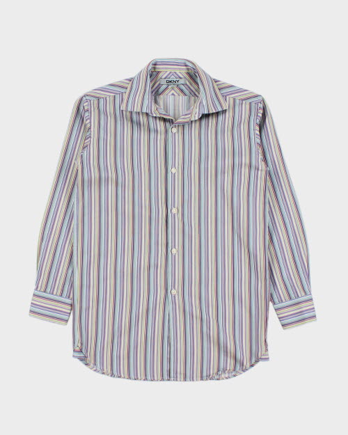 Y2k 00s DKNY Stripe Shirt - M