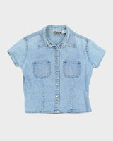 Vintage Real Clothes Denim Shirt - L