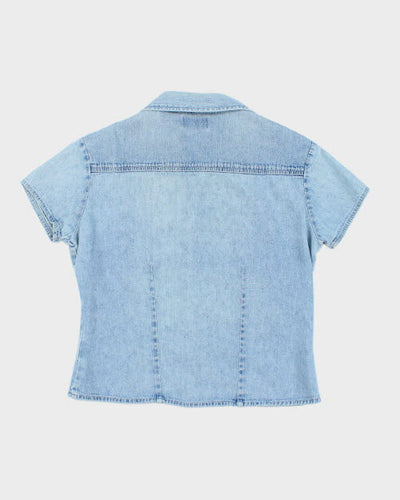 Vintage Real Clothes Denim Shirt - L