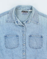 Vintage Real Clothes Denim Shirt - L