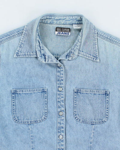 Vintage Real Clothes Denim Shirt - L