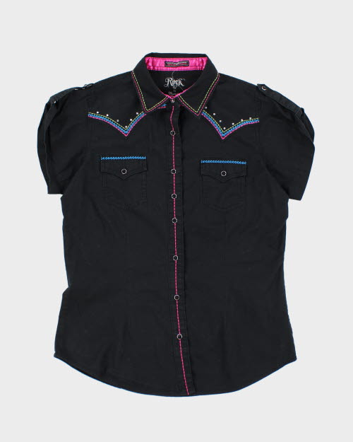 Y2k 00s Rock47 By Wrangler Shirt - M