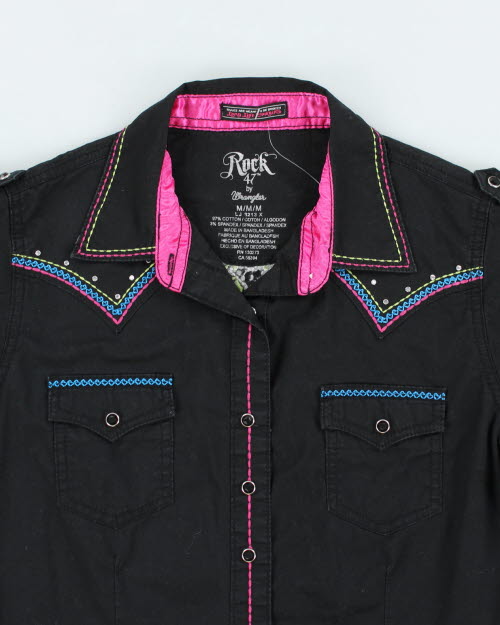 Y2k 00s Rock47 By Wrangler Shirt - M