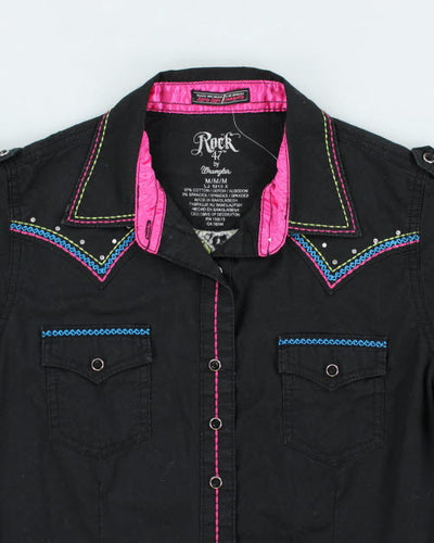 Y2k 00s Rock47 By Wrangler Shirt - M