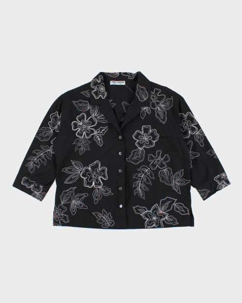 Vintage Connie's Creations Embroidered Shirt - L
