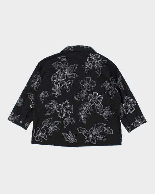 Vintage Connie's Creations Embroidered Shirt - L