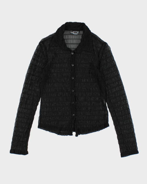 Y2k 00s Dynamite Mesh Shirt - S