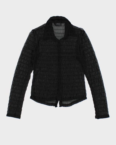 Y2k 00s Dynamite Mesh Shirt - S