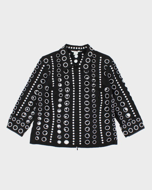 Vintage 90s Spanner Cut-out Shirt - M