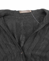 Y2k 00s Sandwich Black Blouse - M