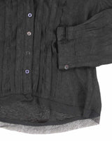 Y2k 00s Sandwich Black Blouse - M