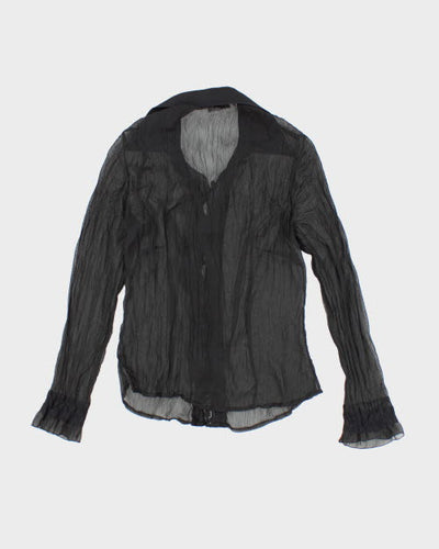 Y2k 00s Steilmann Mesh Shirt - M
