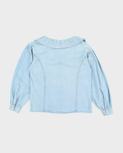 Vintage 90s Vitamin Denim Collard Shirt - M