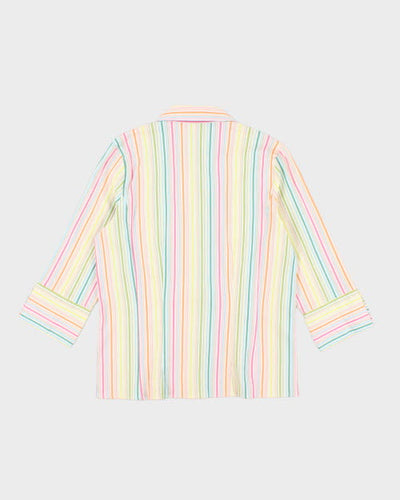 Y2k 00s Lana Lee Stripe Shirt - S