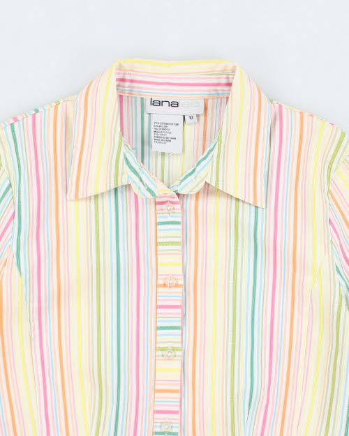 Y2k 00s Lana Lee Stripe Shirt - S