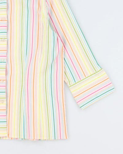 Y2k 00s Lana Lee Stripe Shirt - S