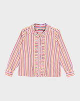 Y2k 00s Liz Claiborne Stripe Shirt - M