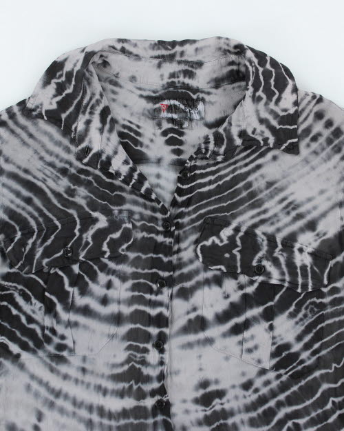 Guess Tie-Dye Sheer Shirt - M