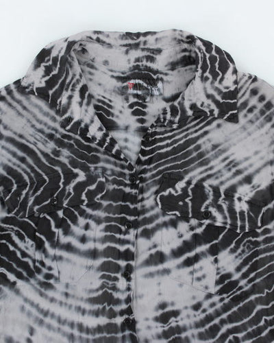 Guess Tie-Dye Sheer Shirt - M