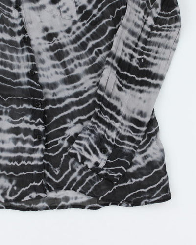 Guess Tie-Dye Sheer Shirt - M
