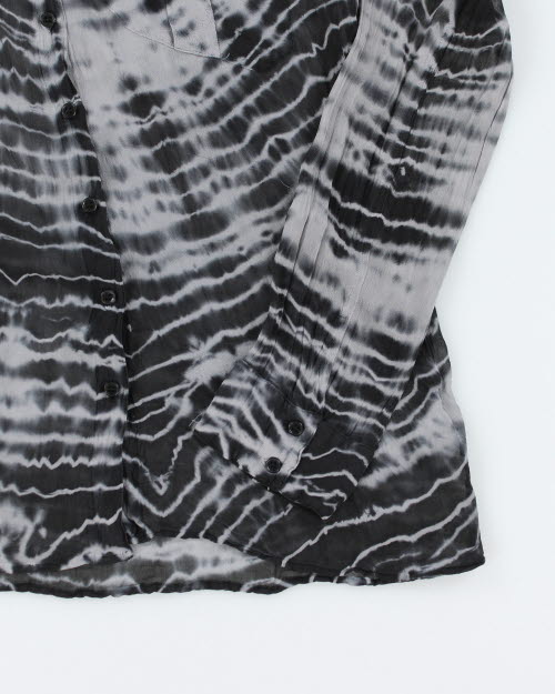 Guess Tie-Dye Sheer Shirt - M