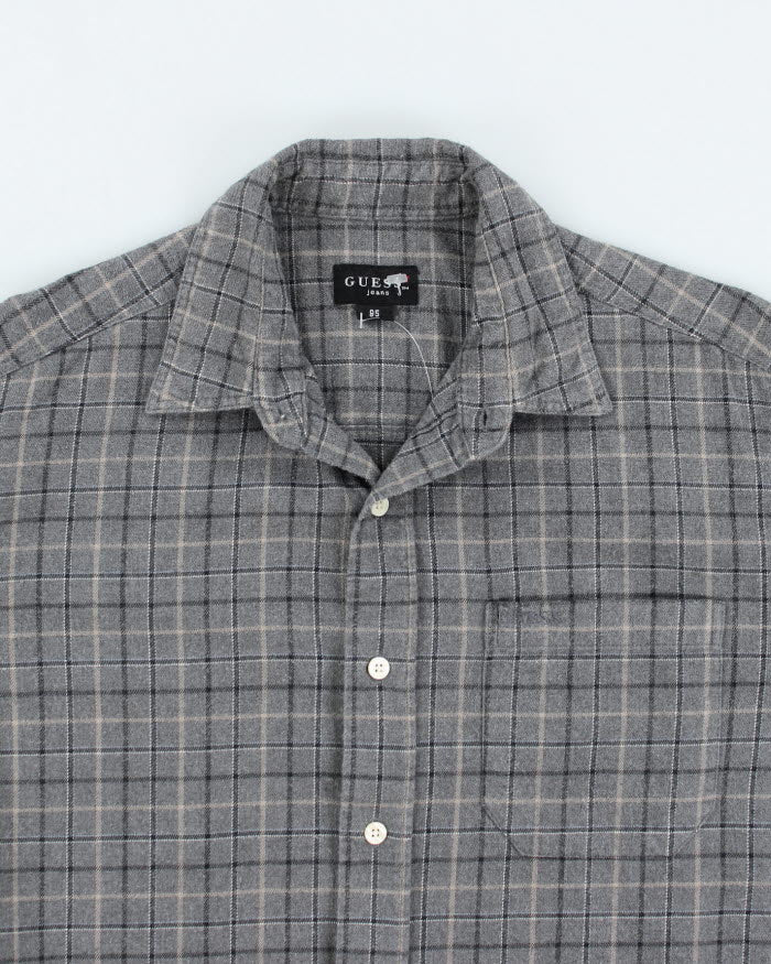 Guess Checked Flannel Shirt - M