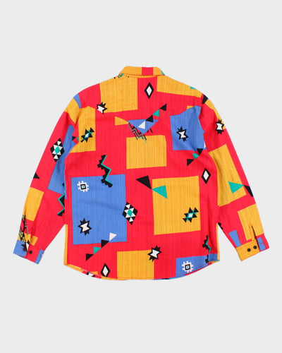 Vintage 90's Wrangler Multi-Coloured Workwear Shirt - L