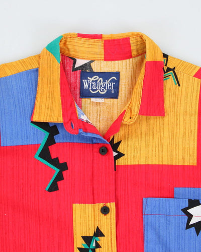 Vintage 90's Wrangler Multi-Coloured Workwear Shirt - L