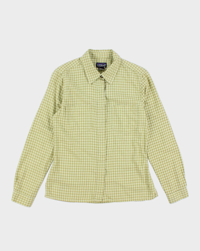 Vintage Women's Patagonia Checked Button Up Shirt - S